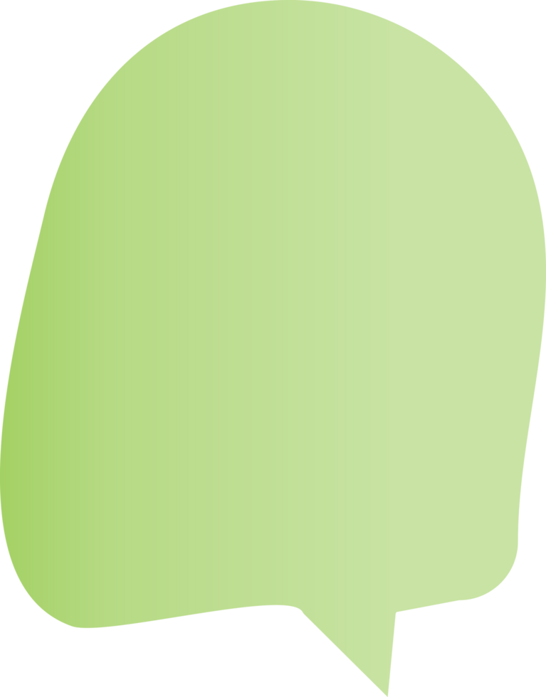 Speech Bubble Crop-out png