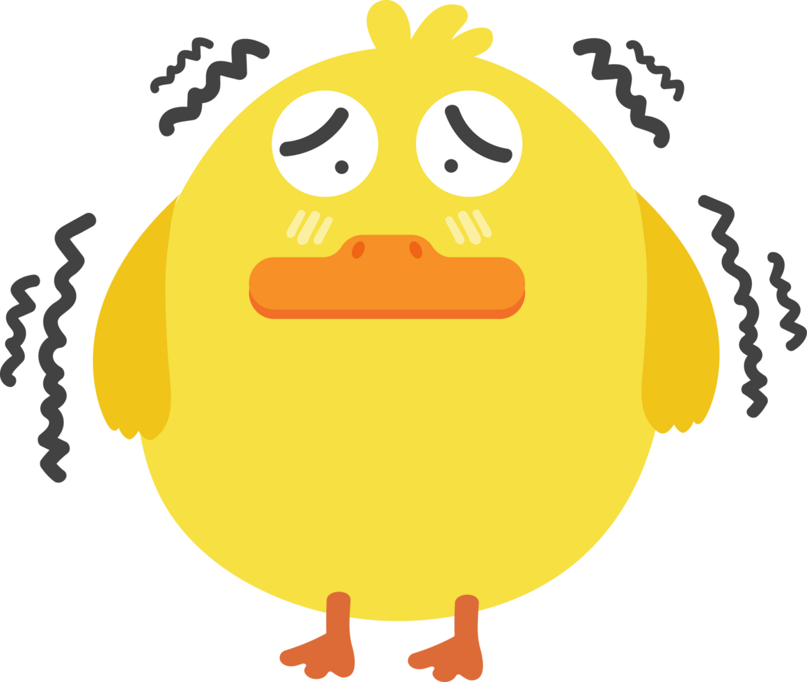 cold duck cartoon character crop-out png