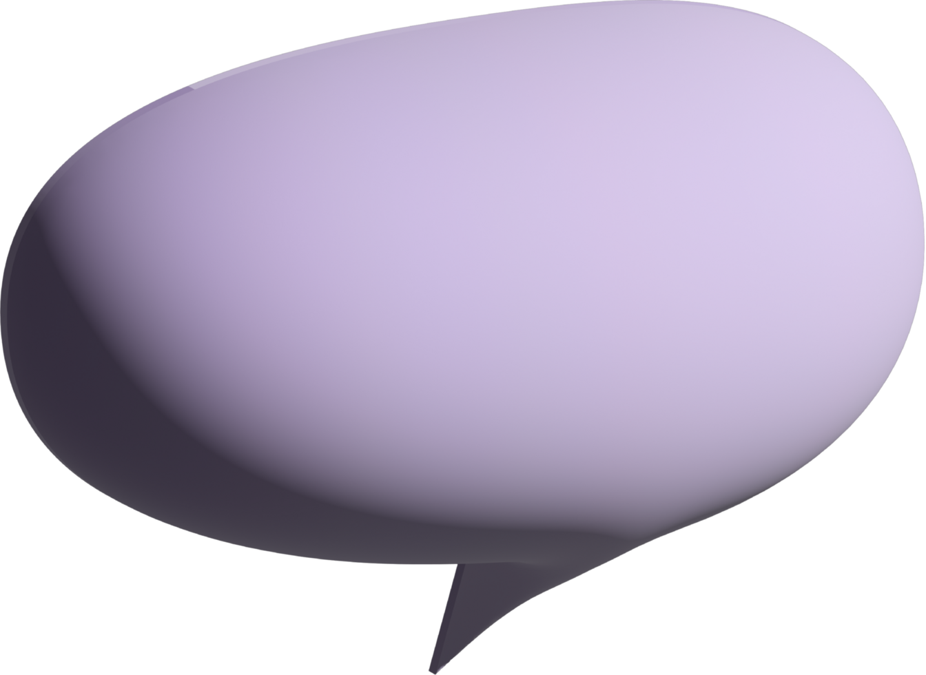 Speech Bubble Crop-out png