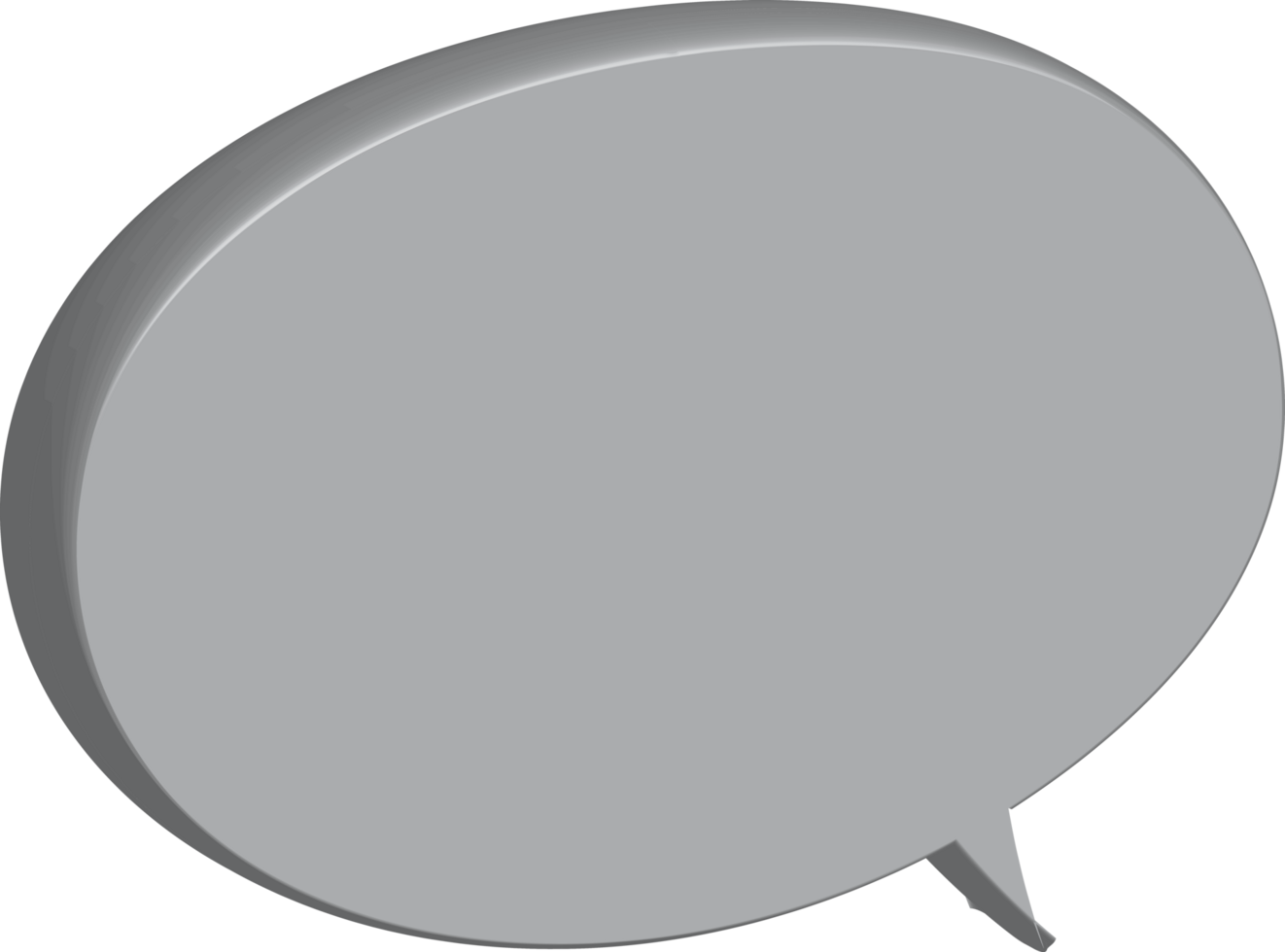 Speech Bubble Crop-out png