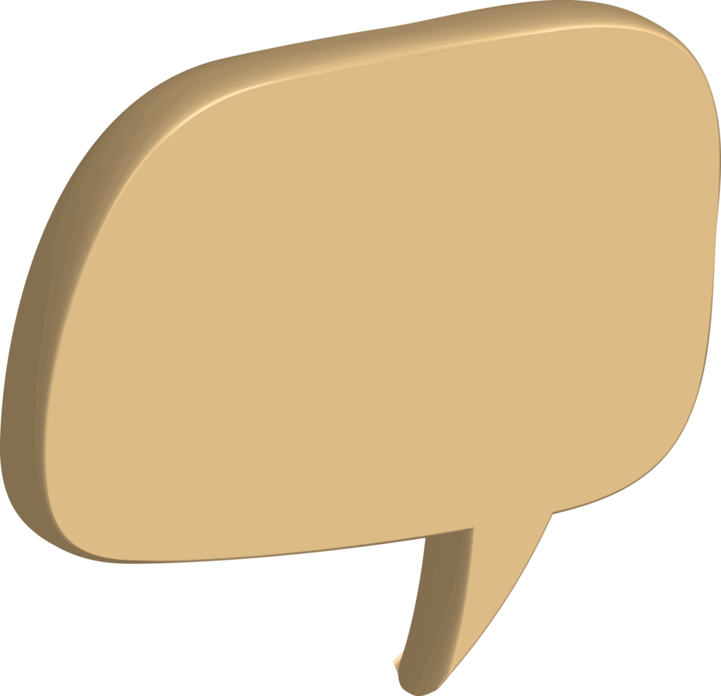 Speech Bubble Crop-out png