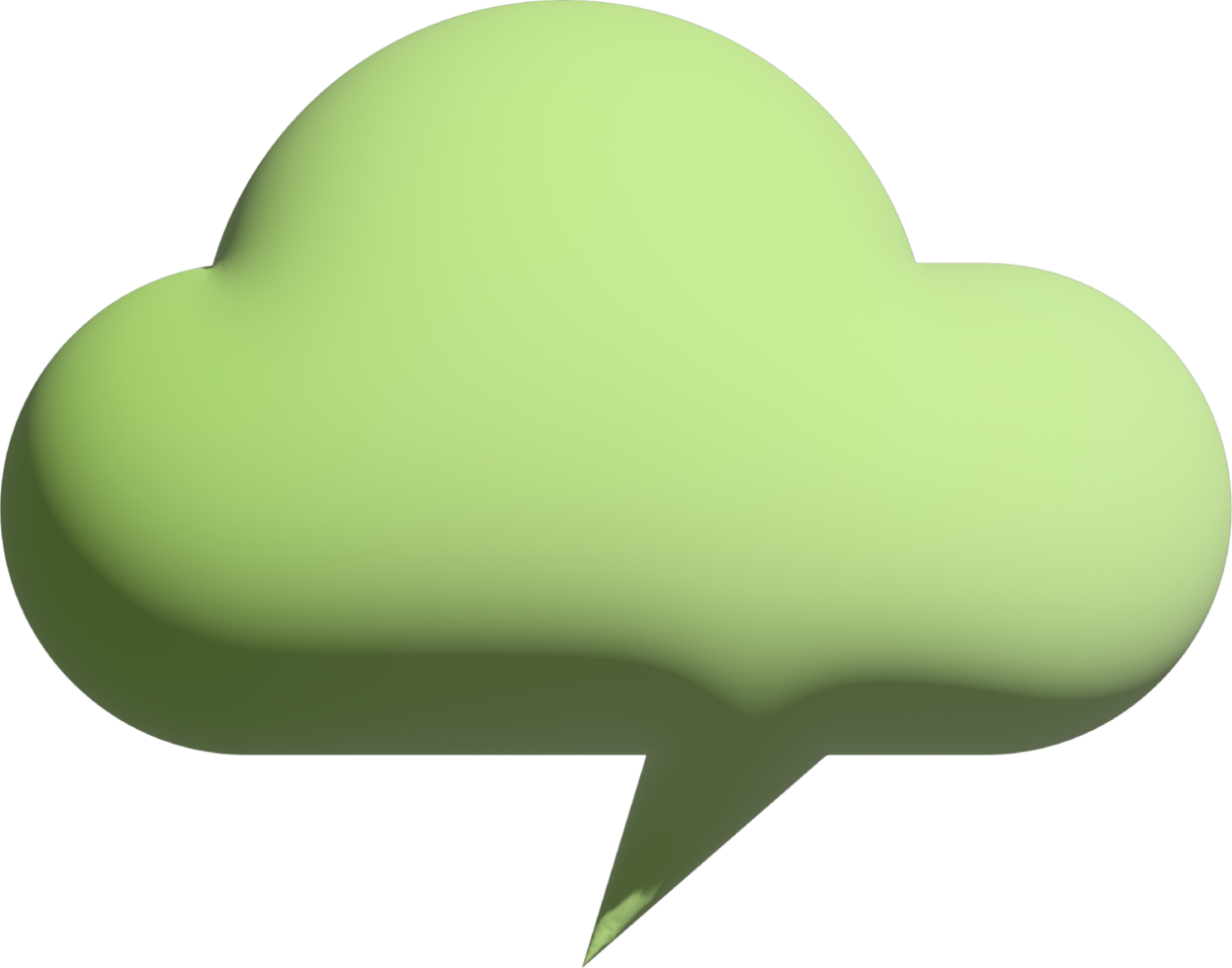 Speech Bubble Cropout png