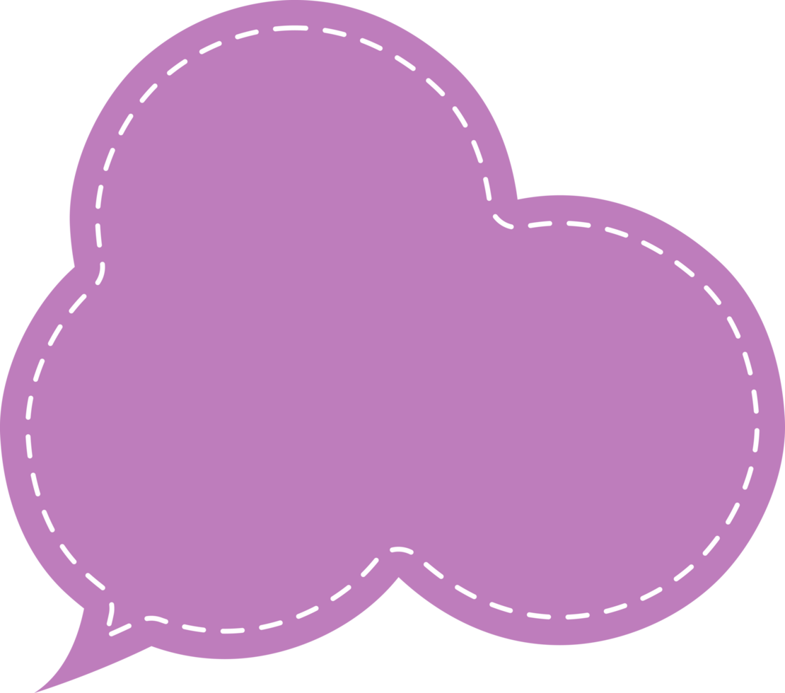 Speech Bubble Cropout png