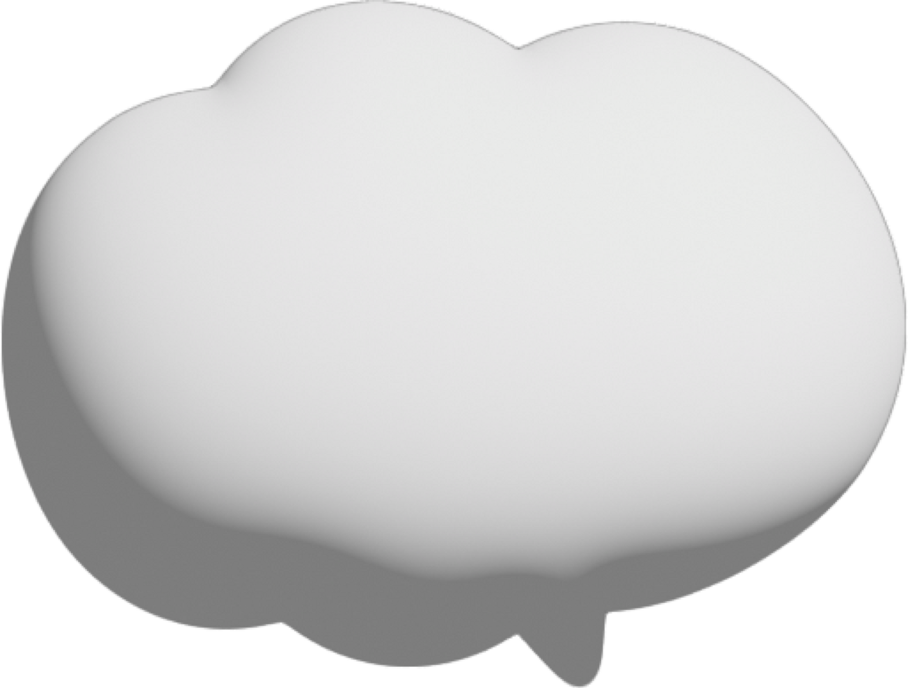 Speech Bubble Crop-out png