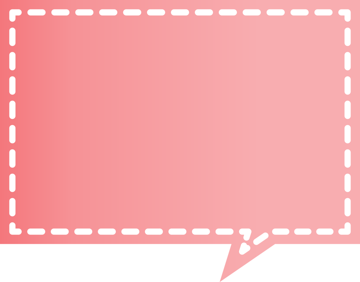 Speech Bubble Crop-out png