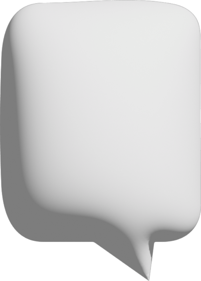 Speech Bubble Crop-out png