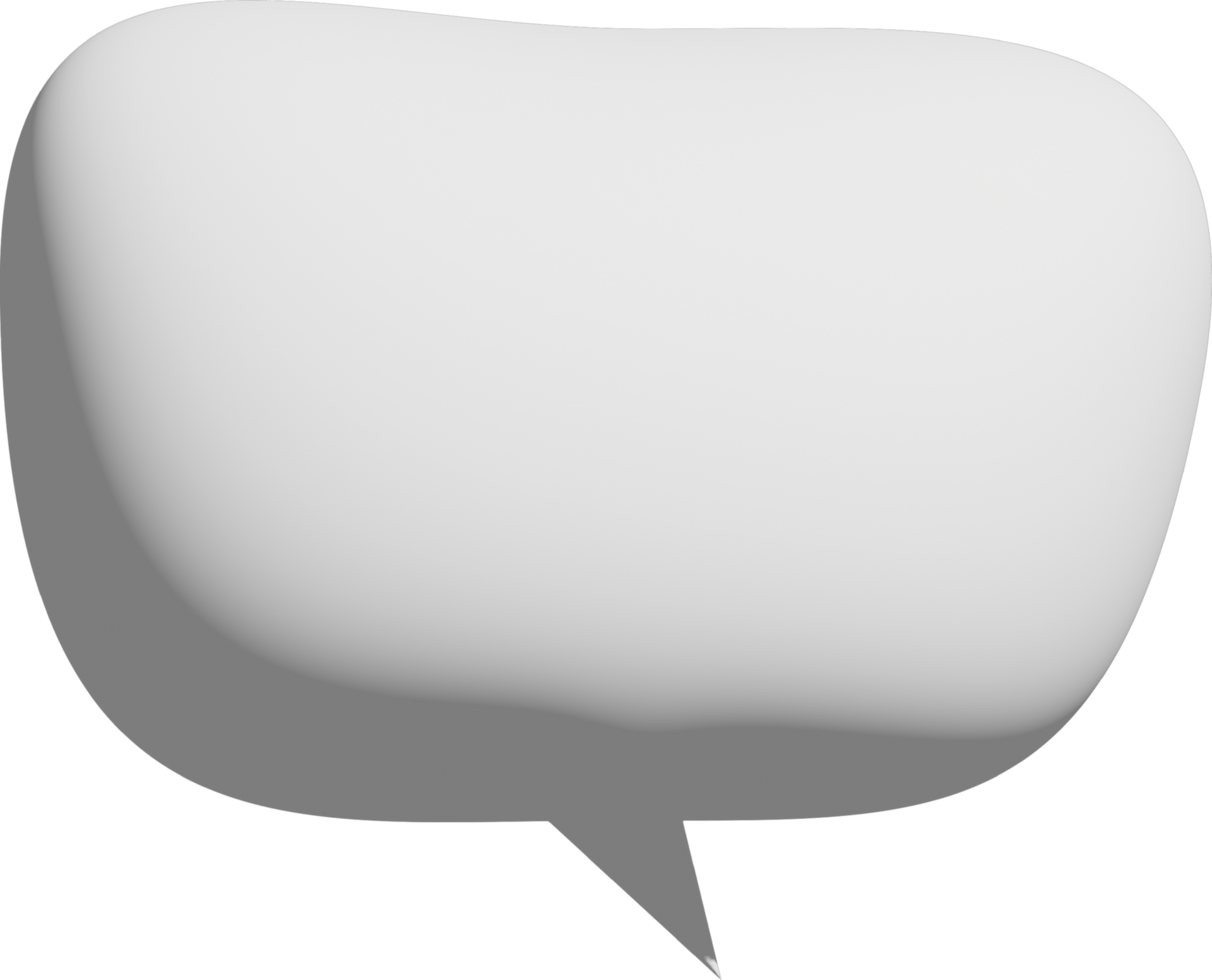 Speech Bubble Cropout png
