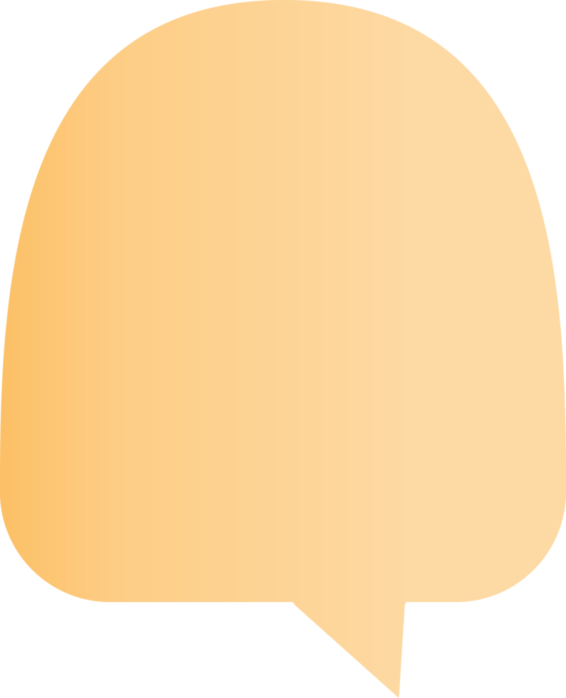 Speech Bubble Crop-out png