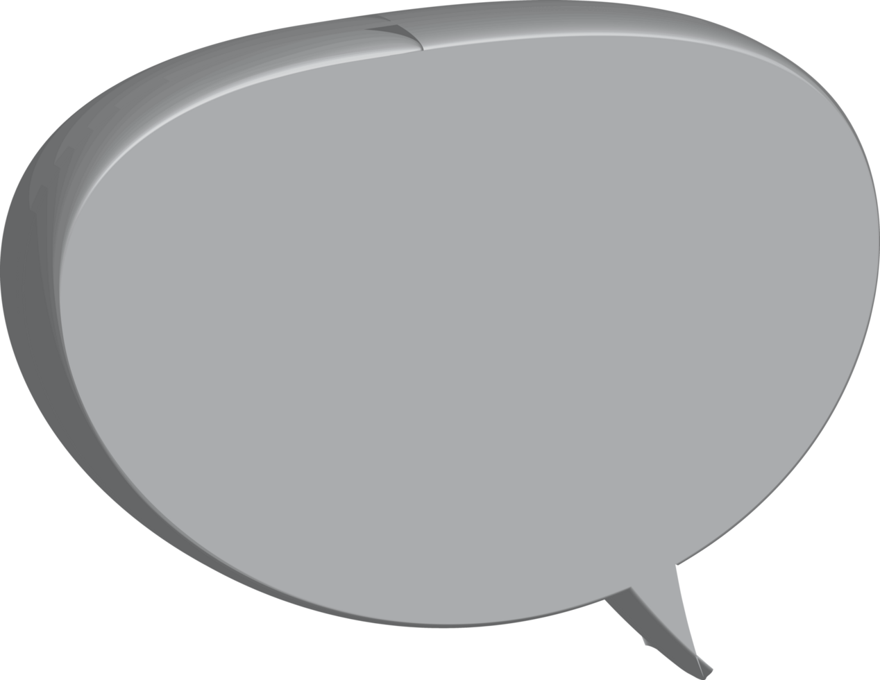 Speech Bubble Crop-out png