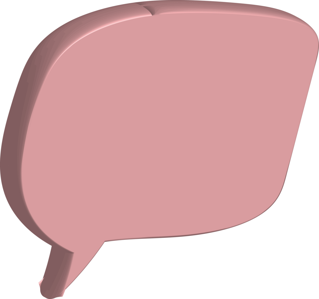 Speech Bubble Crop-out png