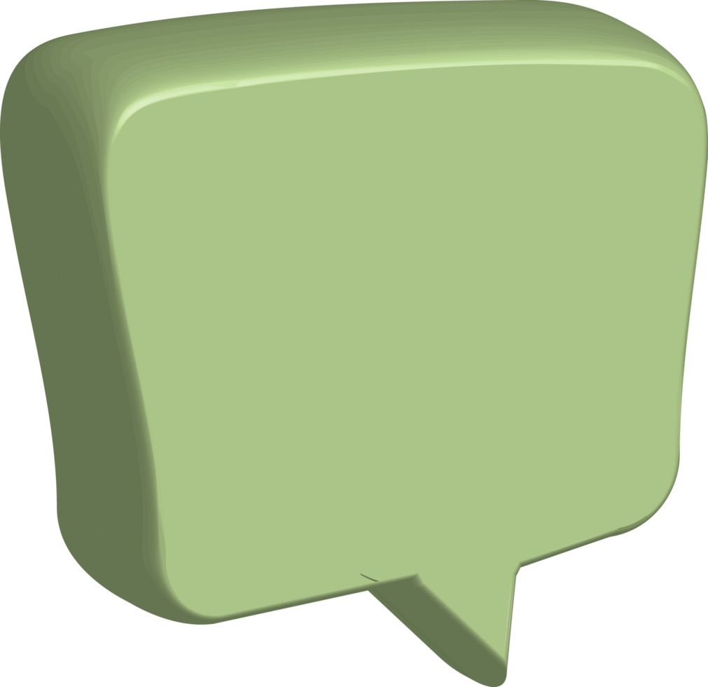 Speech Bubble Cropout png