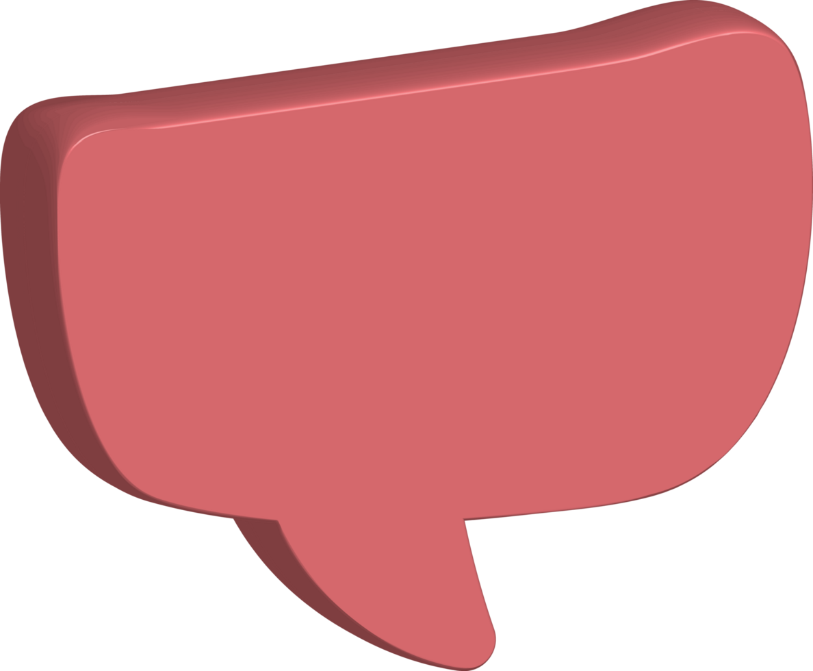 Speech Bubble Cropout png