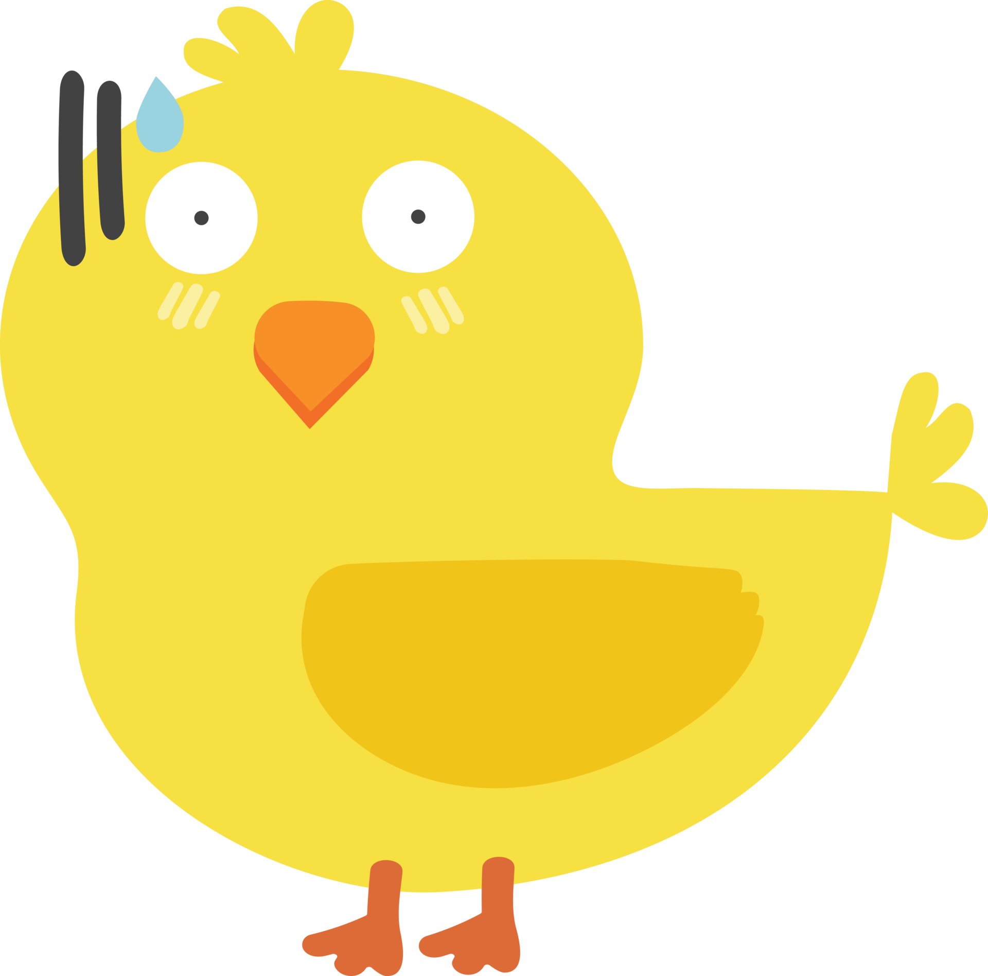 Surprised Chick Cartoon Character Crop Out 13995390 PNG Surprised Chick Cartoon Character Crop Out Png