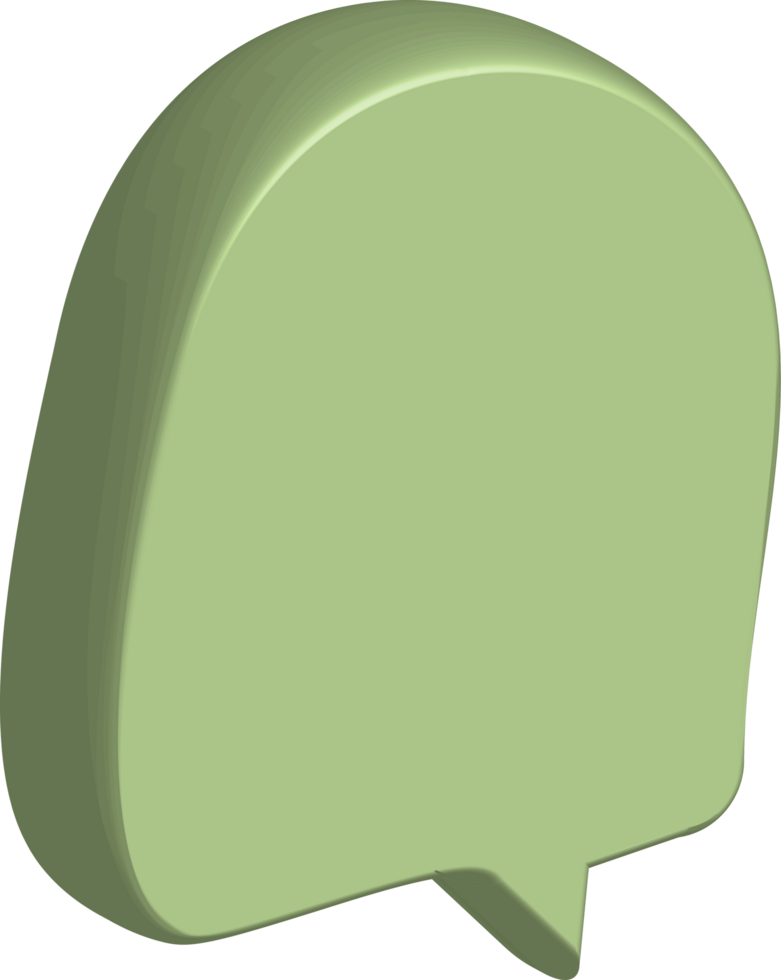 Speech Bubble Crop-out png
