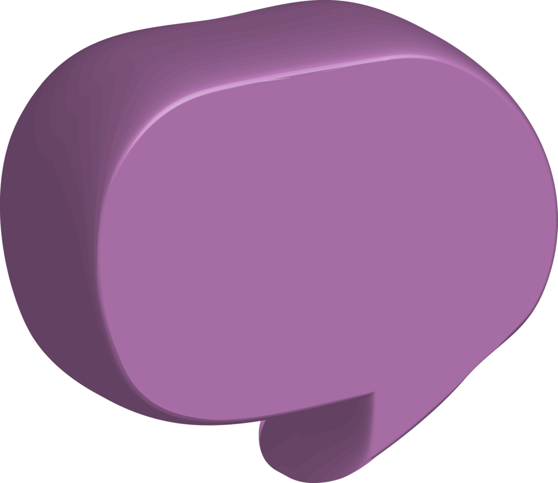 Speech Bubble Crop-out png