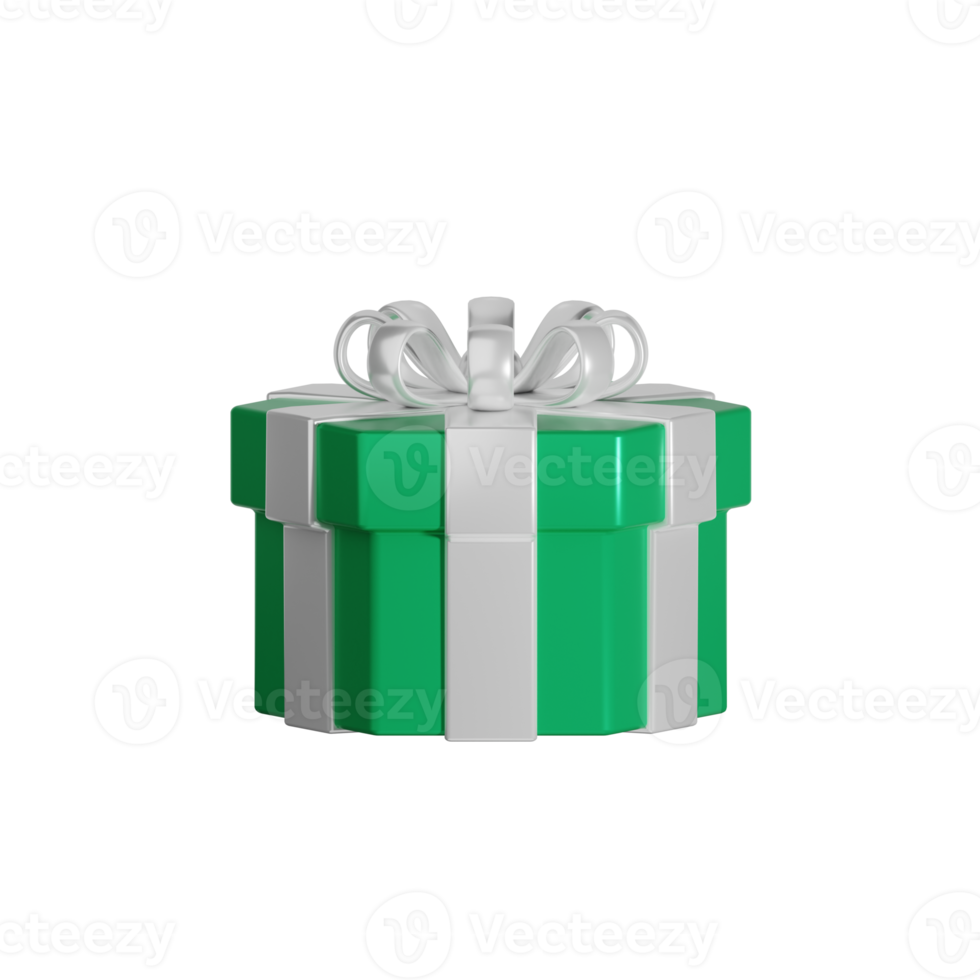 3d Christmas Gift Box png