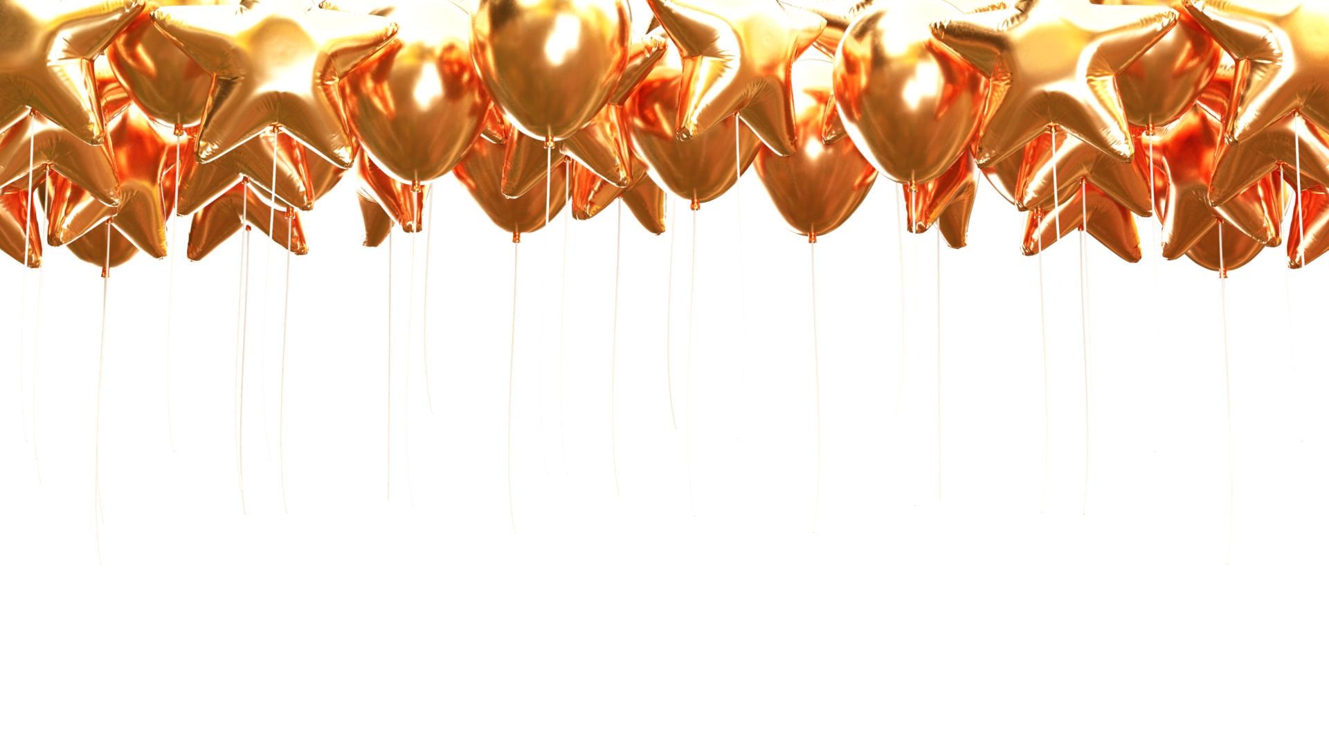 Gold Balloon 3d illustration 13995868 PNG