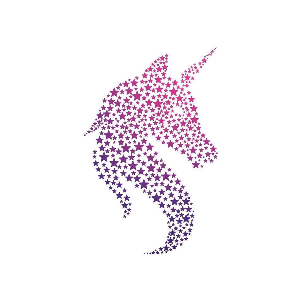 Unicorn Logo icon vector illustration