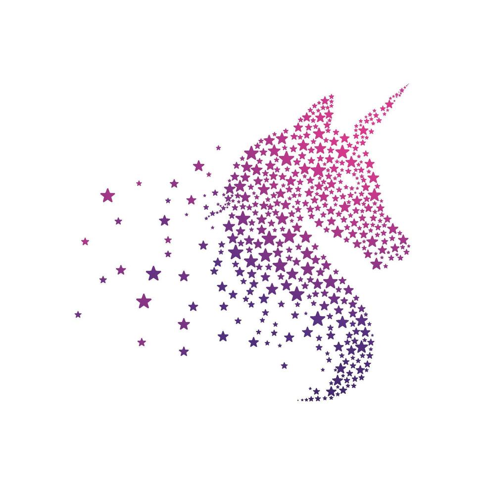 Unicorn Logo icon vector illustration