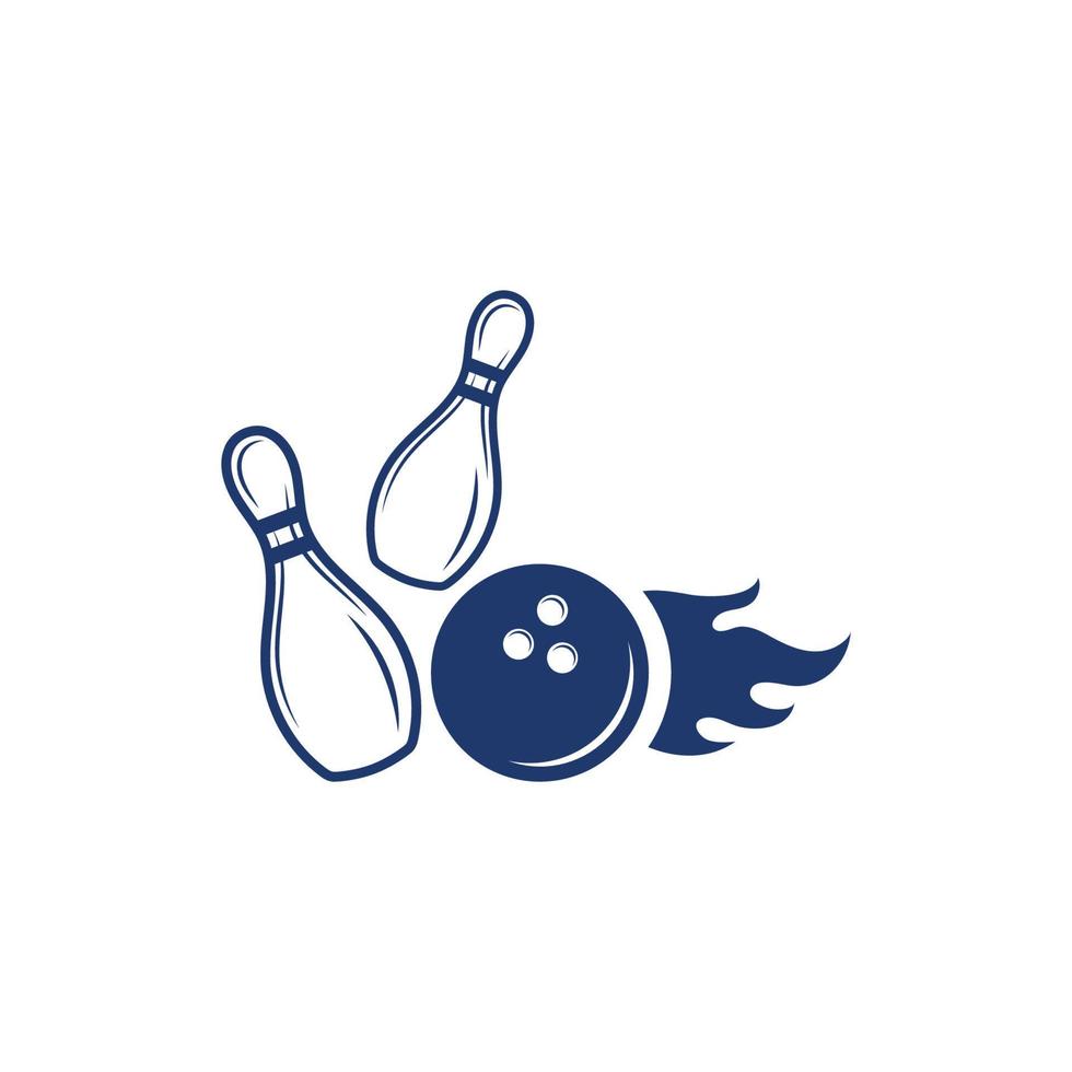 Bowling icon Template vector