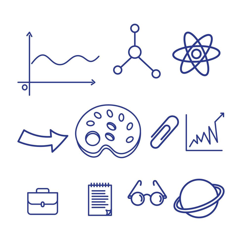 Back to school element  icon vector