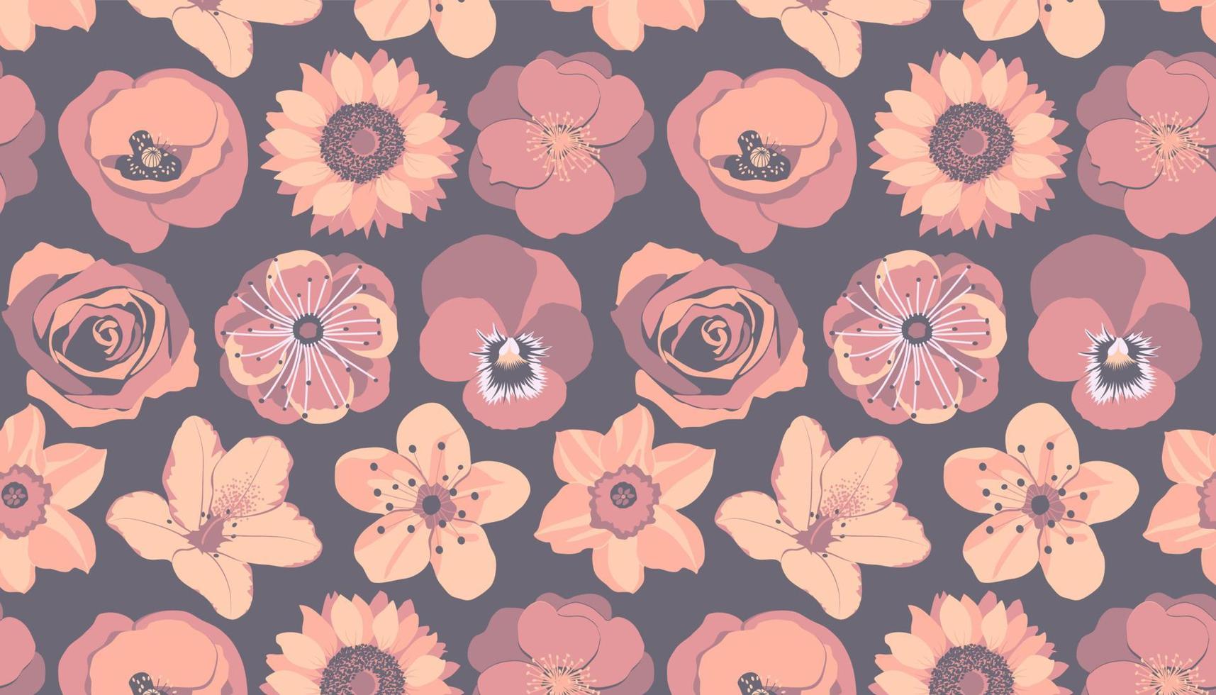 Vectors floral seamless pattern for Decorating.