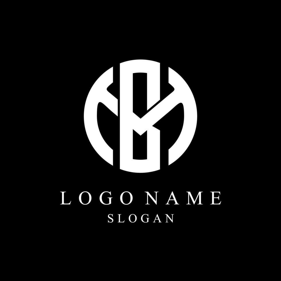 logo monogram MB vector