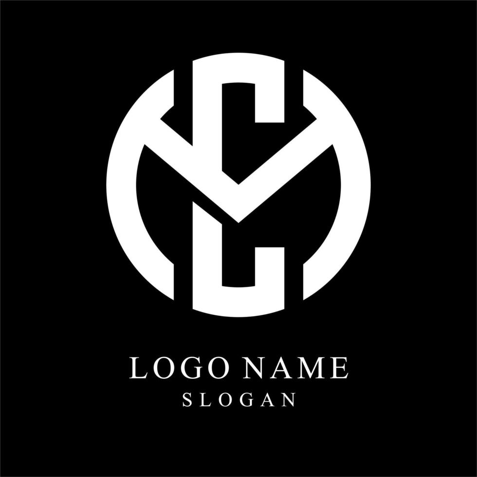 logo monogram MC vector