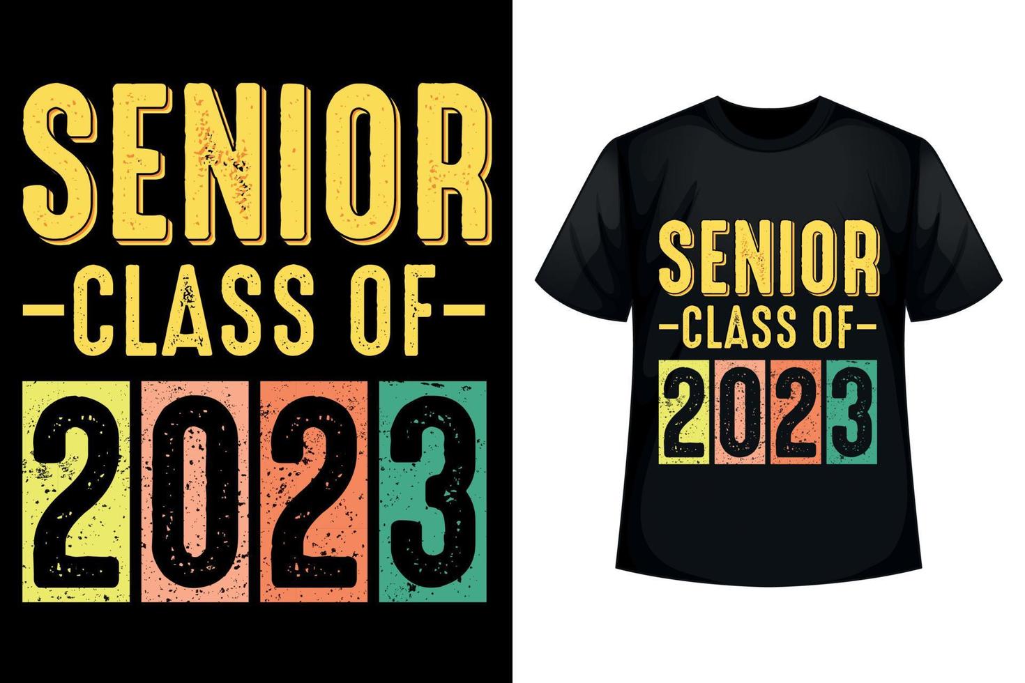 clase senior de 2033 - plantilla de diseño de camiseta vector