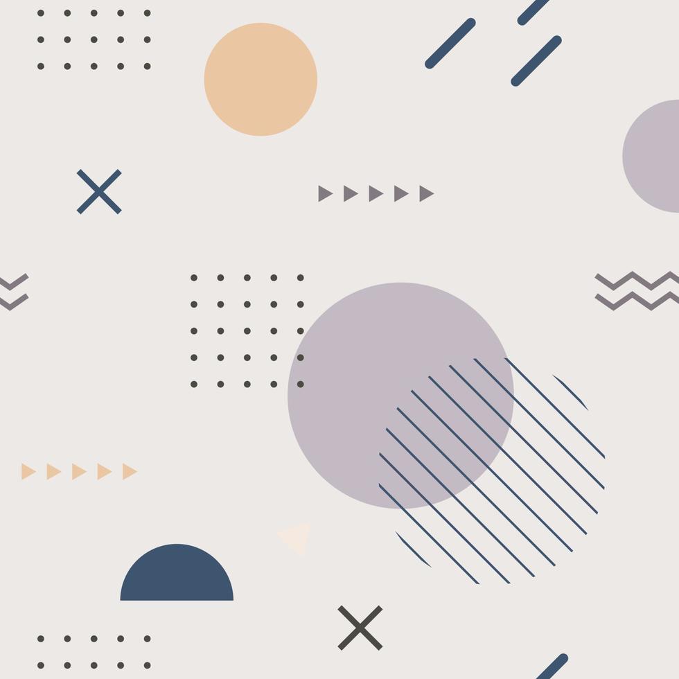 memphis pattern background vector