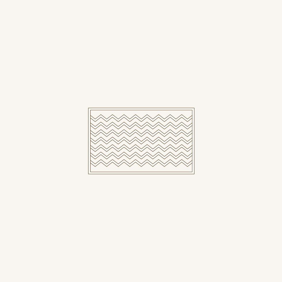 plantilla de fondo de patrón de impresión de página de póster de silueta de símbolo gráfico suave minimalista vintage vector
