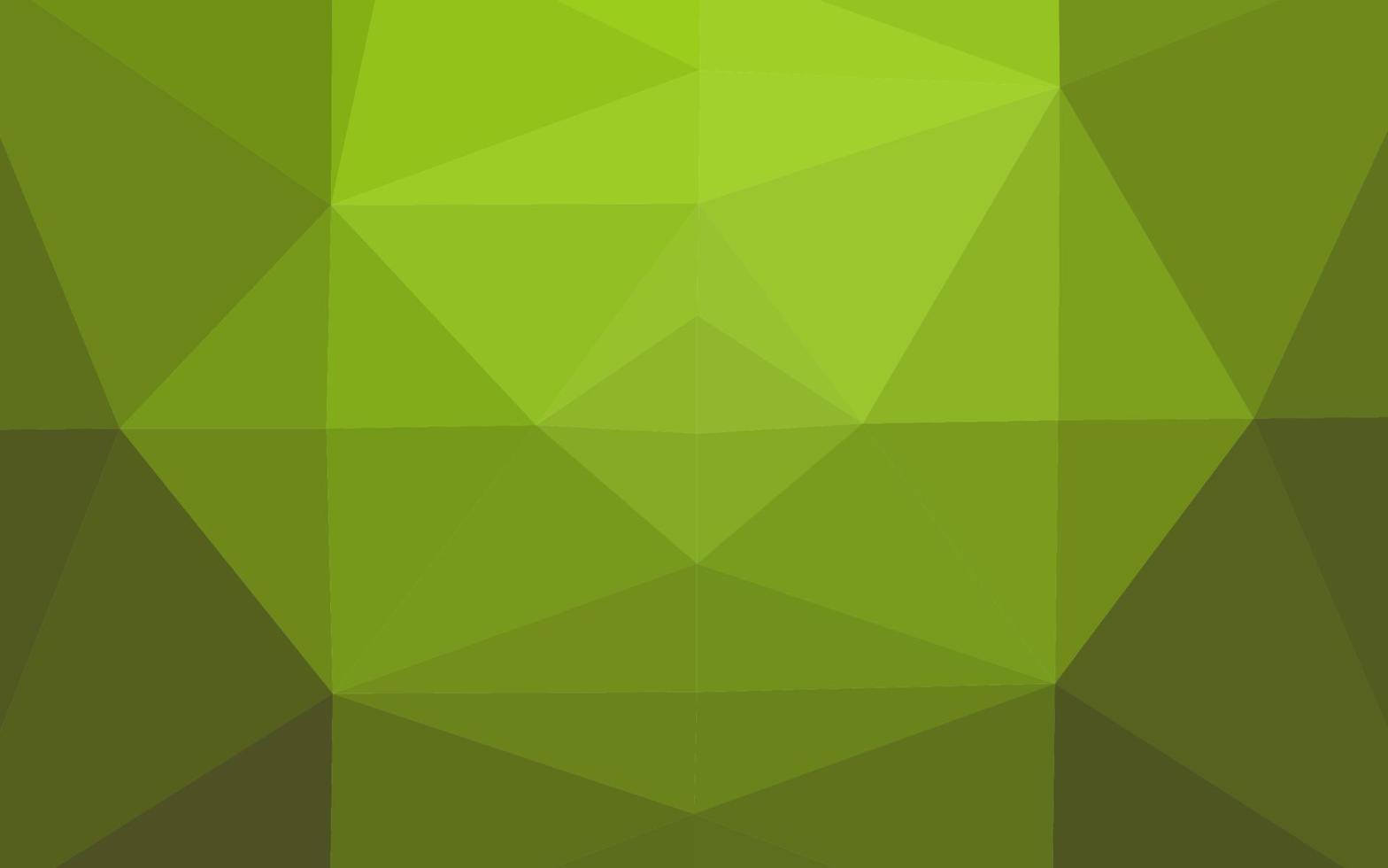 Light Green, Yellow vector polygonal background.