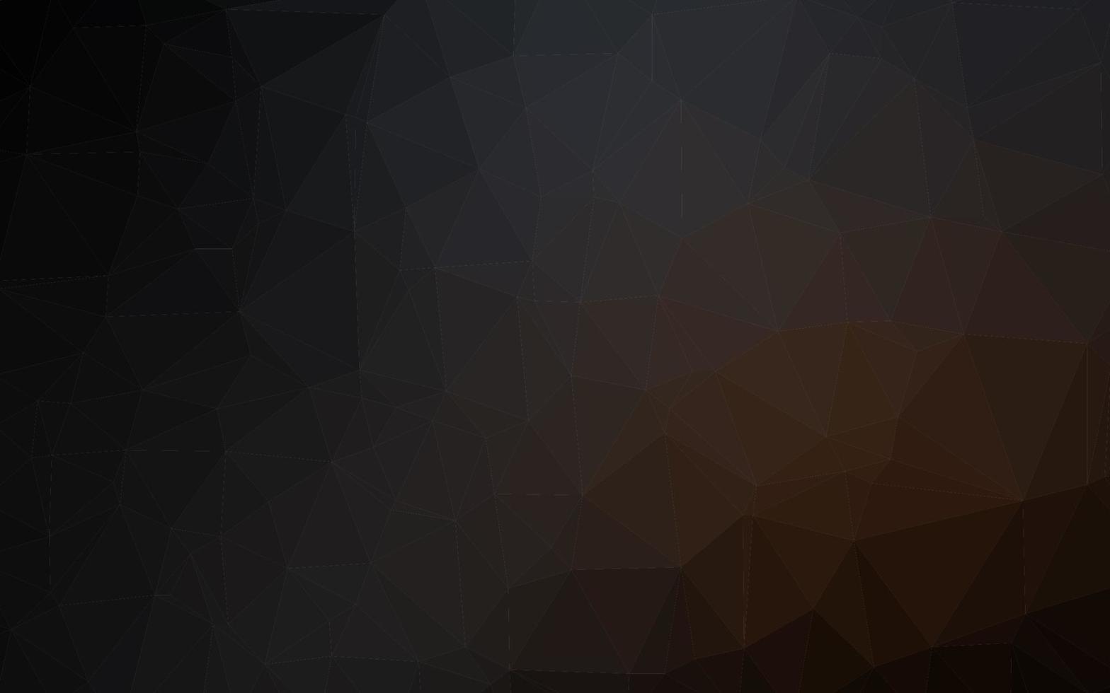 Dark Black vector blurry triangle texture.