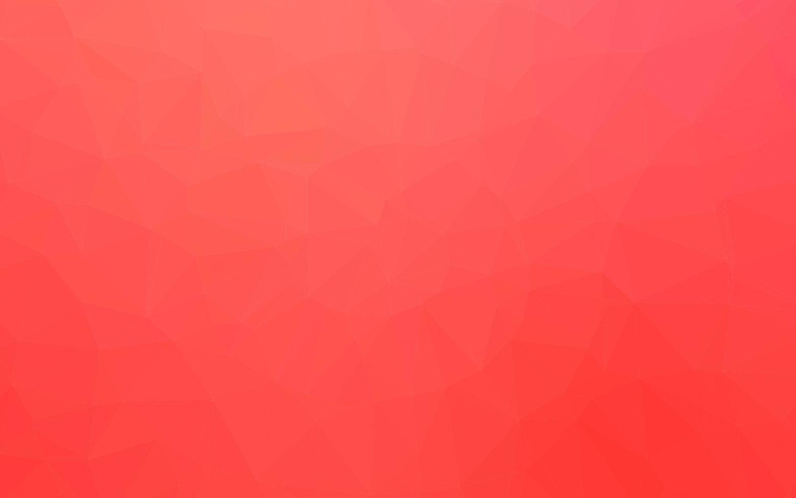 cubierta poligonal abstracta de vector rojo claro.