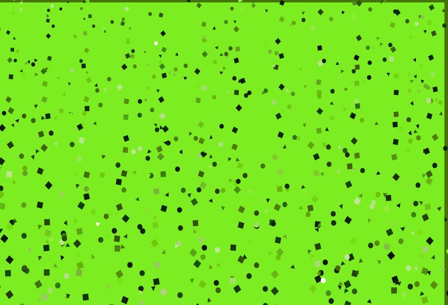 Light Green vector cover in polygonal style with circles.