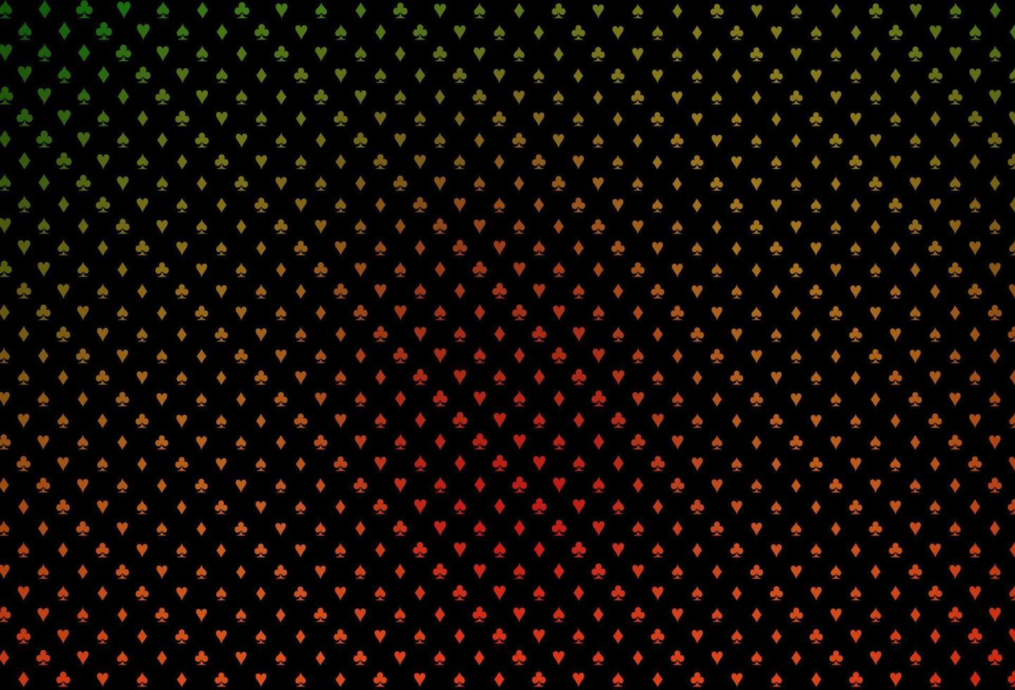 Dark green, red vector layout with elements of cards.