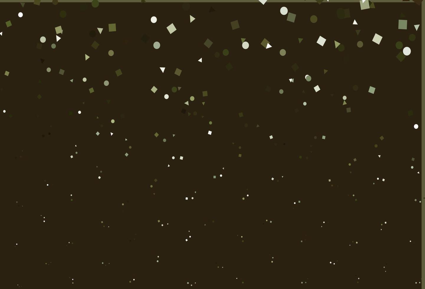 Light Green vector cover in polygonal style with circles.