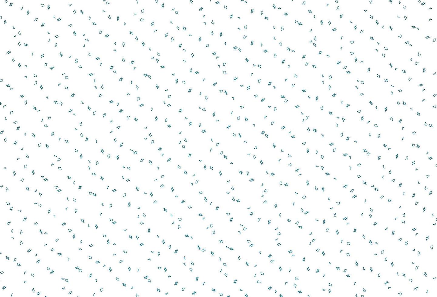 Light BLUE vector backdrop with music notes.