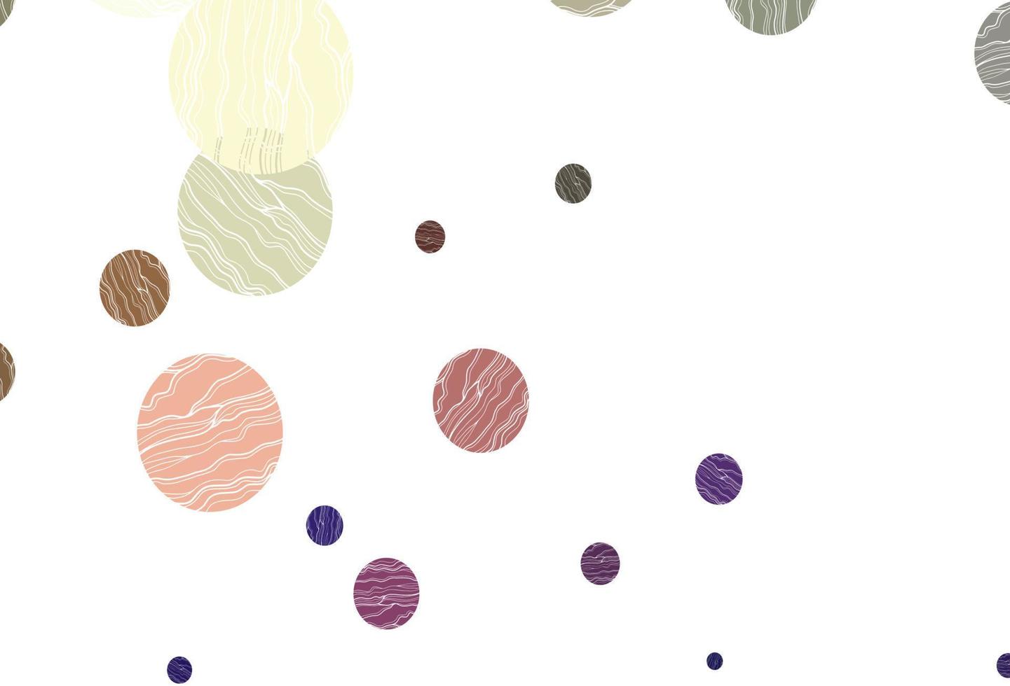 Light green, red vector backdrop with dots.