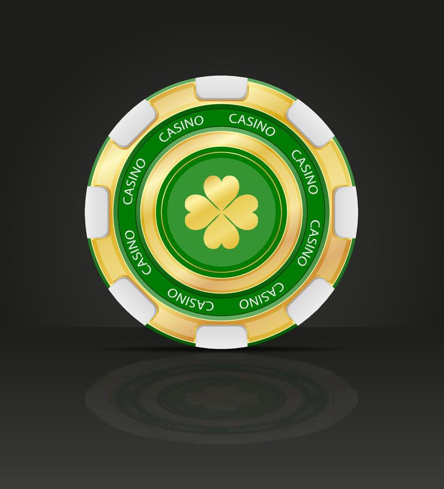 casino gambling chips vector illustration isolated on white background