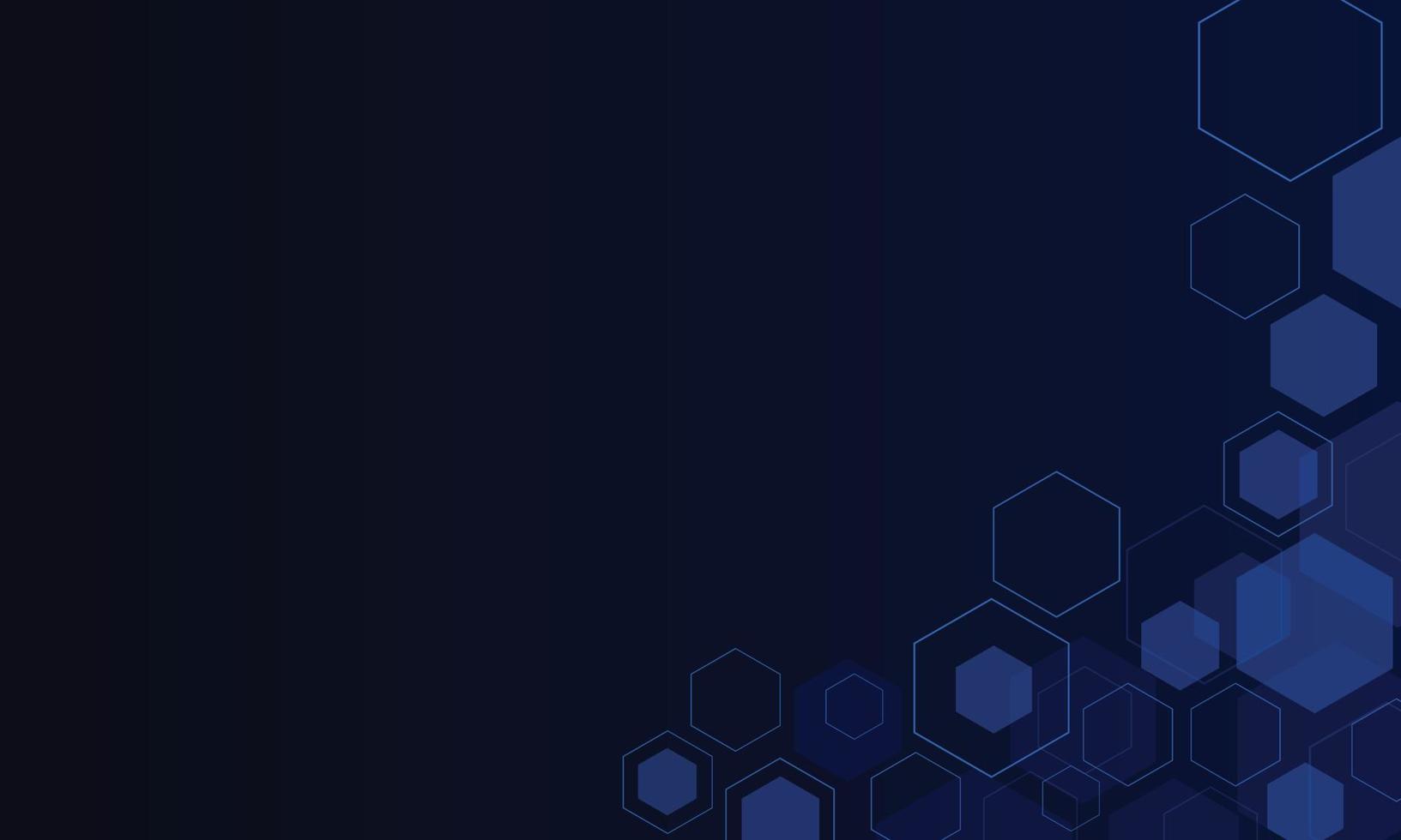 Set of hexagon cells .  structure of chemistry. Abstract background . Digital futuristic minimalism.  vector illustration