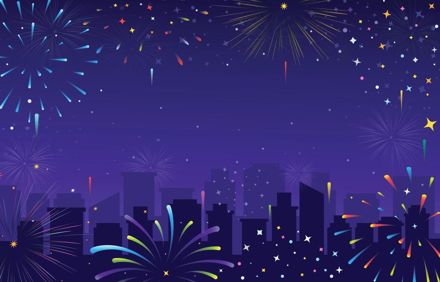 New Year Firework Celebration vector