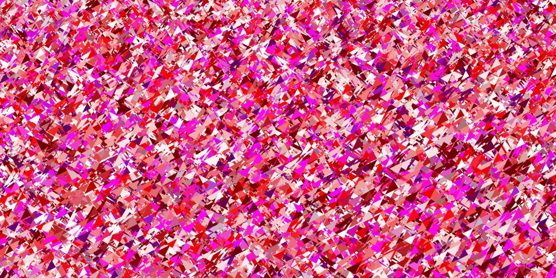 Light Pink, Yellow vector background with polygonal style.