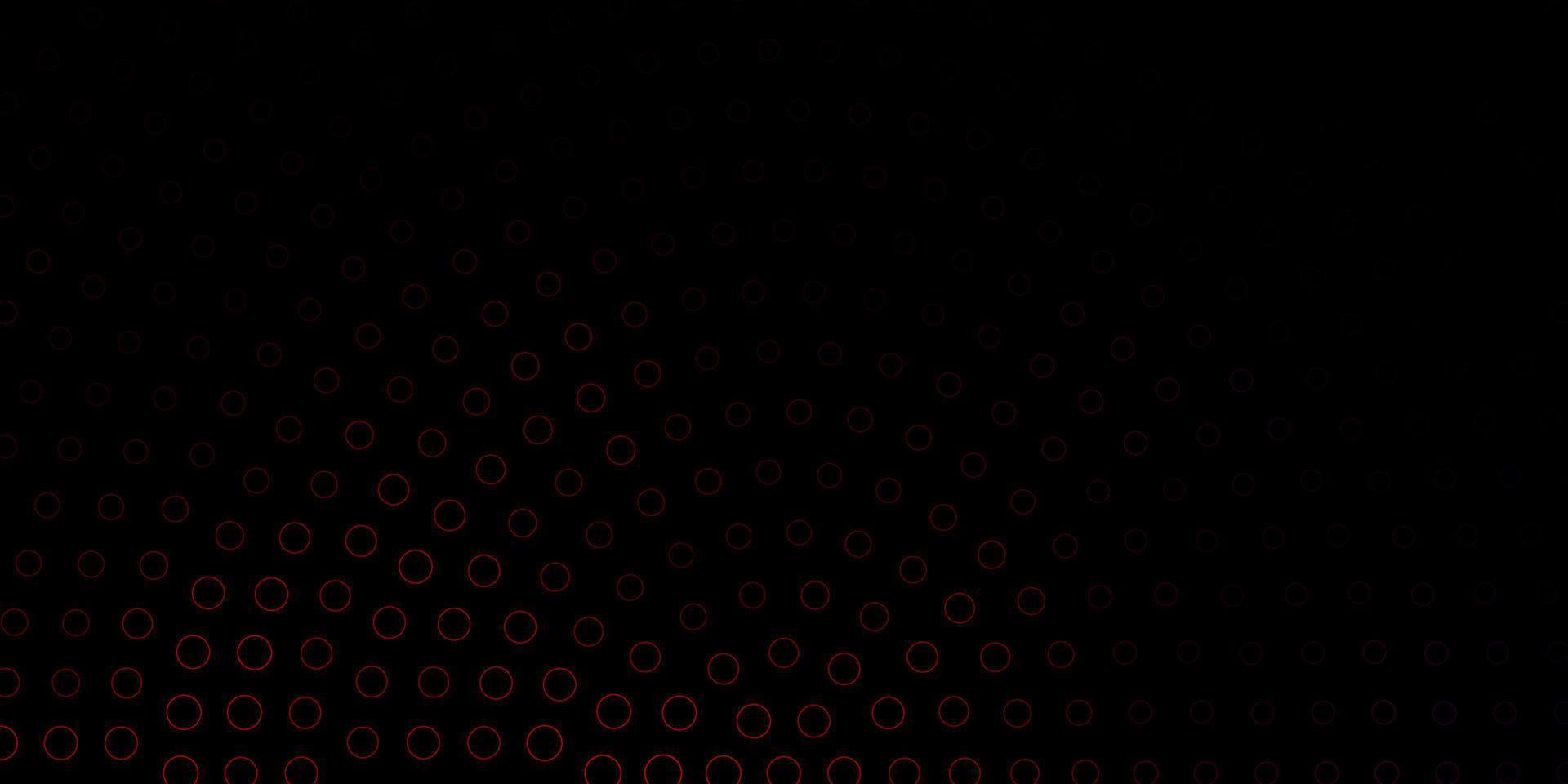 Dark Blue, Red vector pattern with spheres.