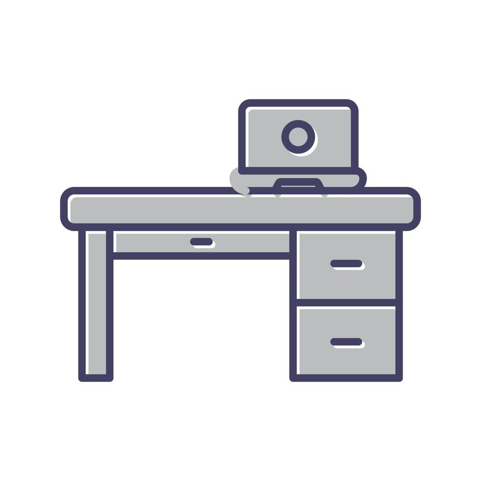 Office Desk Vector Icon 13998469 Vector Art at Vecteezy