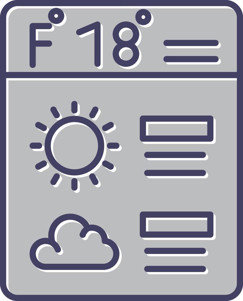 icono de vector de pronóstico