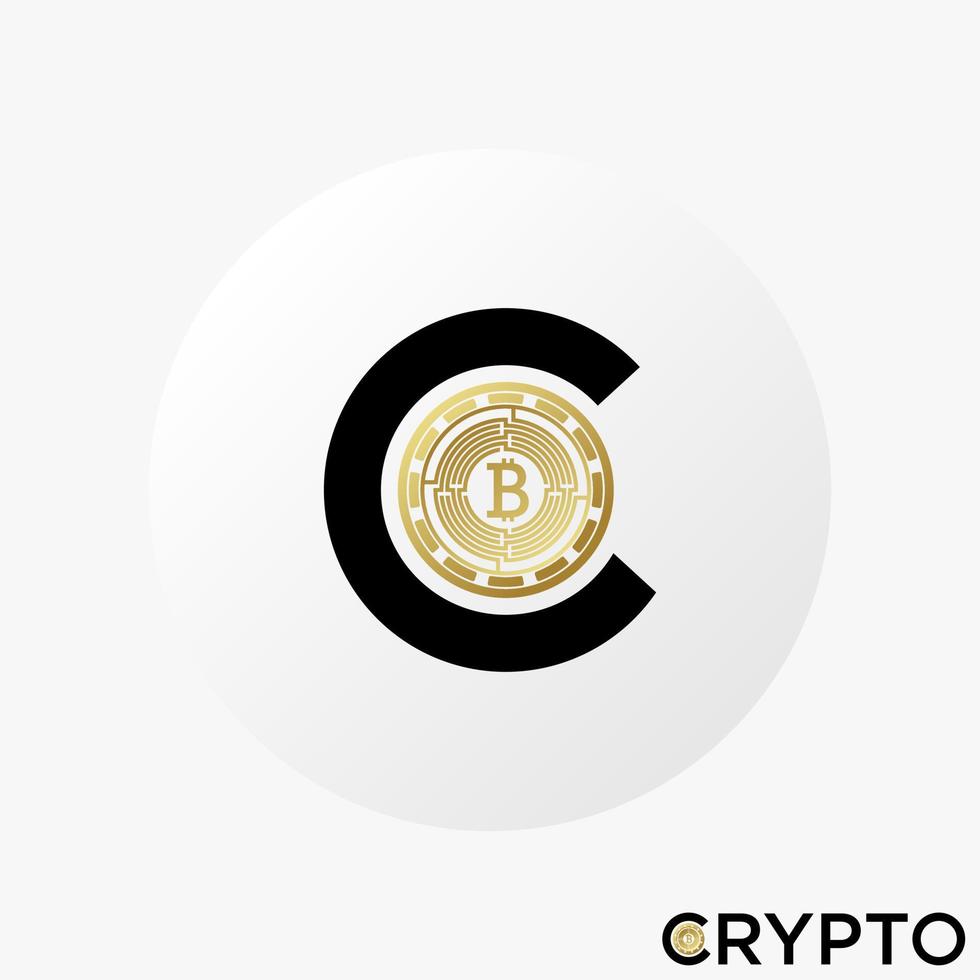 Simple and unique letter or word C and B font like crypto coin image graphic icon logo design abstract concept vector stock. Can be used as symbol related to trading or money