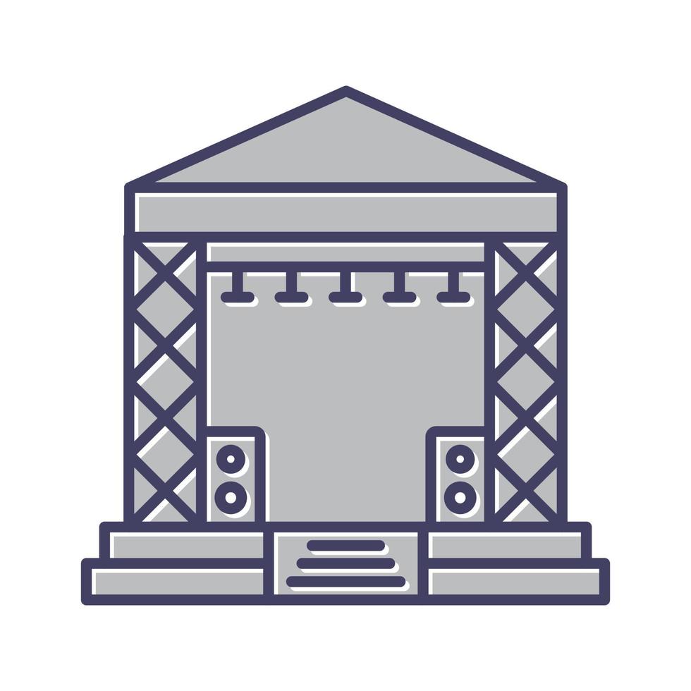 Stage Vector Icon