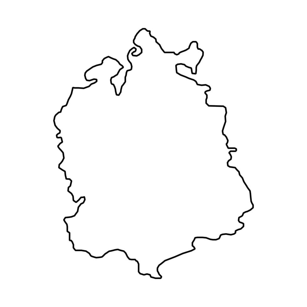 Zurich map, Cantons of Switzerland. Vector illustration.