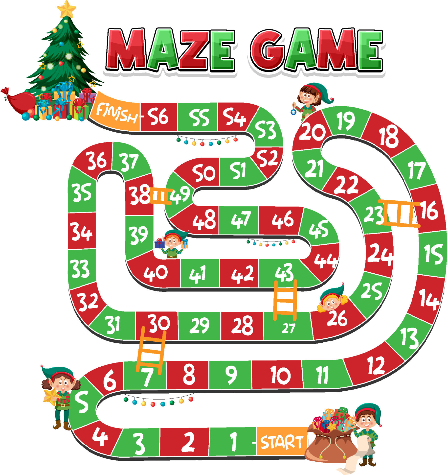 maze-game-template-in-christmas-theme-for-kids-13999213-vector-art-at